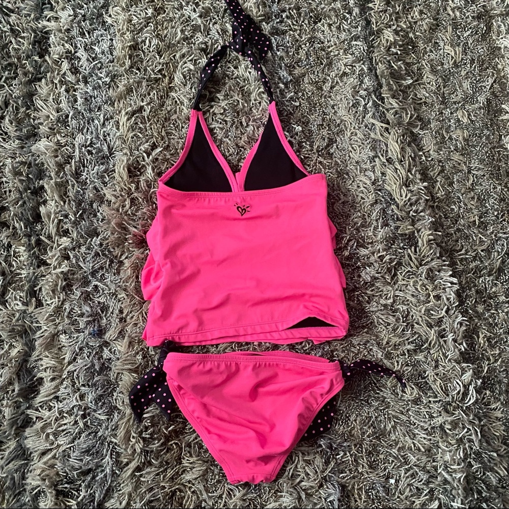 Justice Tankini 2 Piece Swimsuit - Picture 2 of 8
